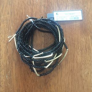 Black beads with Gold Embellishments Costume